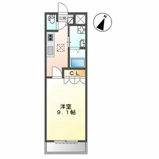 ラフィーネM【1階】の間取り