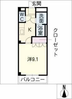 エスポアール T&Y【2階】の間取り