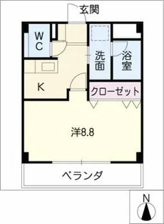 ディーべス628【1階】の間取り
