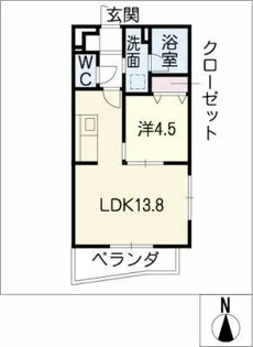 レグルス【3階】の間取り