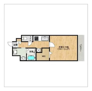 ギャラクシー博多駅北【10階】の間取り