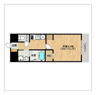 ギャラクシー博多駅北【7階】の間取り