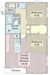 Prostar【105号室】の間取り