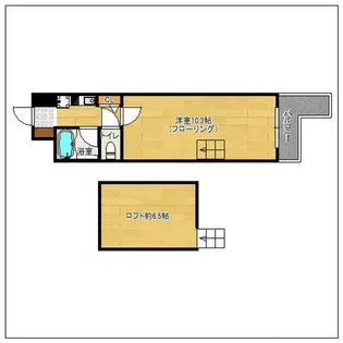 ピュアシティ南山荘通り【805号室】の間取り