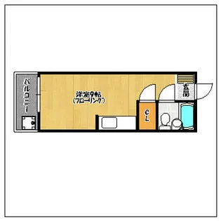 サンビーチビル【305号室】の間取り