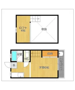シティベール浦田【203号室】の間取り