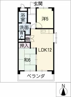 サニーハイツKITO【3階】の間取り