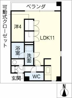 プレミア葵【3階】の間取り