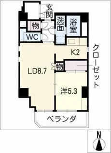 GOLD Ⅰ【1階】の間取り