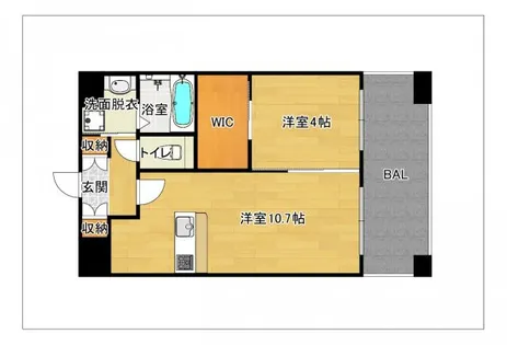 LIBTH大橋【12階】の間取り