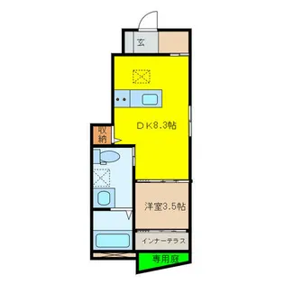 ベル フォレⅡ【1階】の間取り