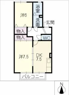 エスポワール・マキ【2階】の間取り