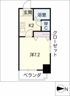 ヴィブレ平和【5階】の間取り