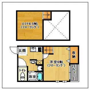 イル・グラッツィア天神【401号室】の間取り
