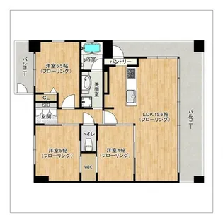 アメイズブレステージ別府【9階】の間取り