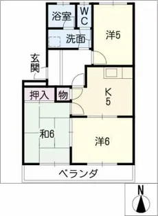 パークシティめぐみ【2階】の間取り