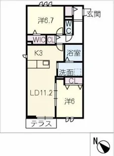 Scorza M【1階】の間取り