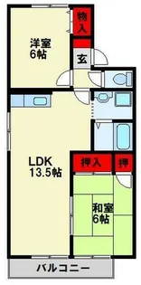 オーク高須 A棟【101号室】の間取り
