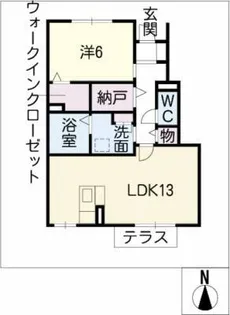 コージーコート A棟【1階】の間取り