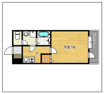 プリエール高宮【3階】の間取り