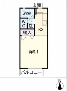 プリマベーラ B棟【1階】の間取り