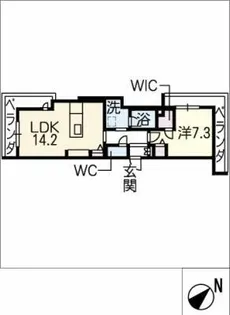 ラピス トウエイ【2階】の間取り