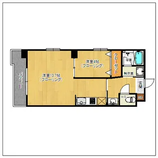 クレーネ平尾【4階】の間取り