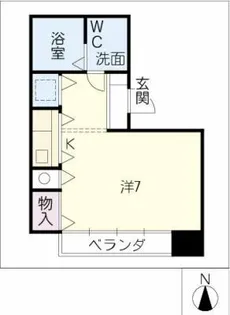 AXIS浄心【3階】の間取り