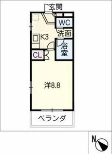 ミキスクェア高岡【1階】の間取り