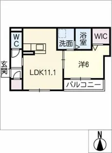 Sen Seed今池【2階】の間取り