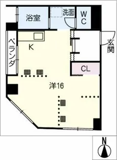 前津ビル【4階】の間取り