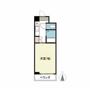 エスポワール八事【203号室】の間取り