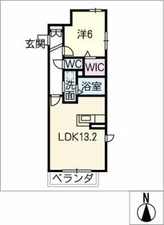 ソレイユ本山【1階】の間取り