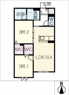 STELLA【1階】の間取り