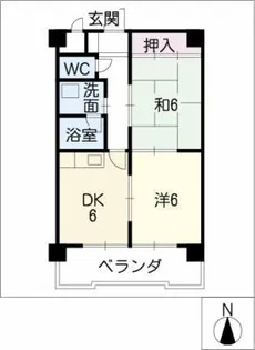 SUN WITH【3階】の間取り