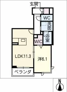 ルアナ【2階】の間取り