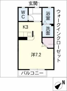 サンピヤ東河原【1階】の間取り