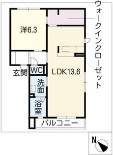 シャーメゾン・S【2階】の間取り