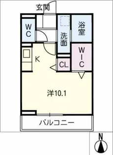 サンフィールド【2階】の間取り