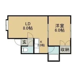 ガレリア石山【3階】の間取り