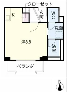 レジデンスシェーンブルン【6階】の間取り