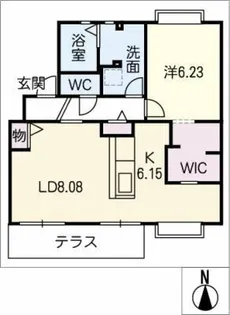 エル ブルック【1階】の間取り