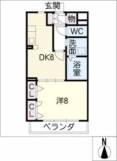 エクセレントナイン【3階】の間取り