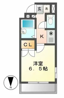 ルミナ新栄【302号室】の間取り