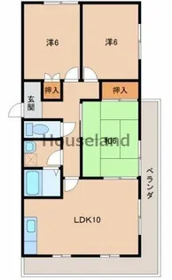 ハイムフューチャー【2階】の間取り