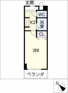 PALACEセジュール瀬戸口【1階】の間取り