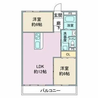 サンシャイン村瀬【3階】の間取り