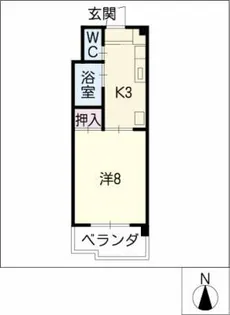 ラ・ウォーム【3階】の間取り