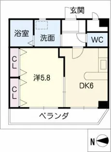 アイレ【4階】の間取り