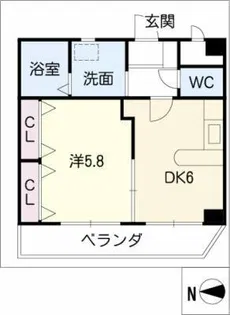 アイレ【4階】の間取り